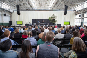 Speakers on stage at the 2023 Spring Conference