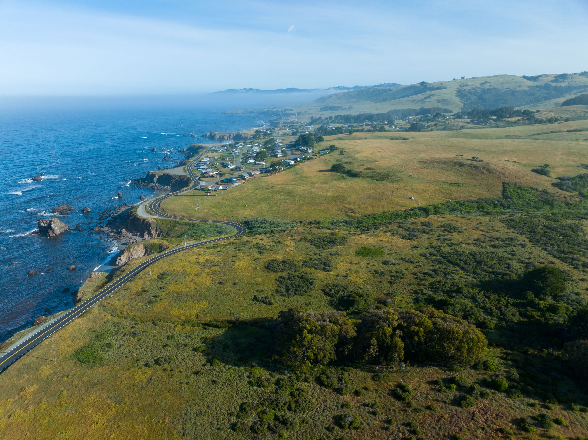 Aerial view of Carrington Coast Ranch. Photo Credit: TOPO Collective